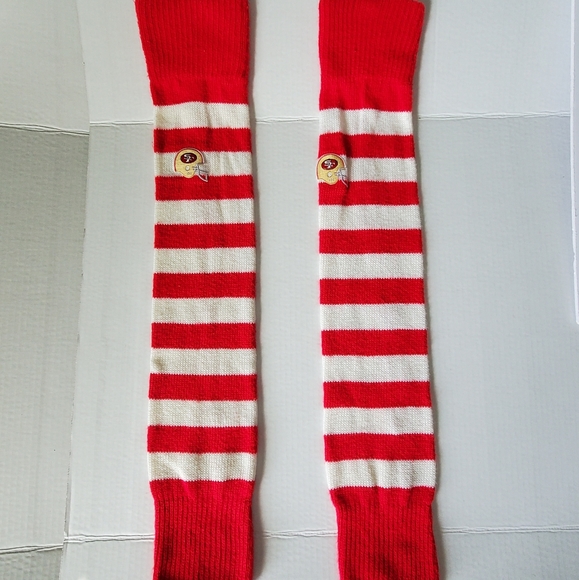 Vintage 1980's San Francisco 49ers Leg Warmers Arm Warmers EVC. One Size - Picture 5 of 15